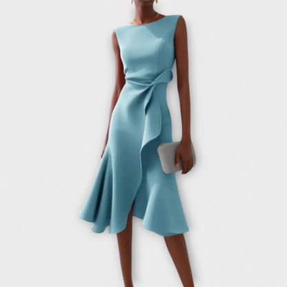 Amber | Elegant Sleeveless Midi Dress