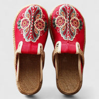 Amelia | Stylish Floral Slip On Mules