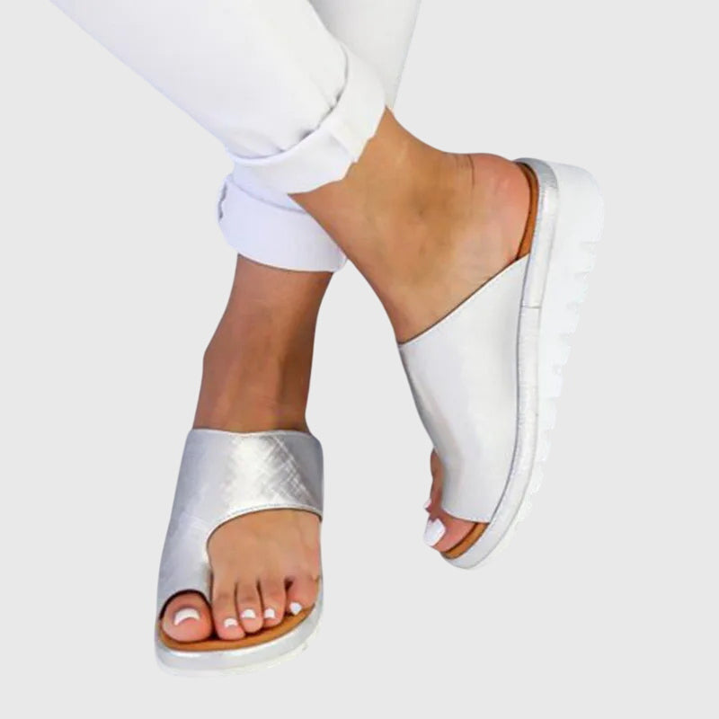 Aria | Orthopedic Wedge Mule Sandals