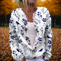 Audrey | Floral Print Cardigan