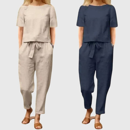 Autumn | Casual Two Piece Top and Pants Matching Set