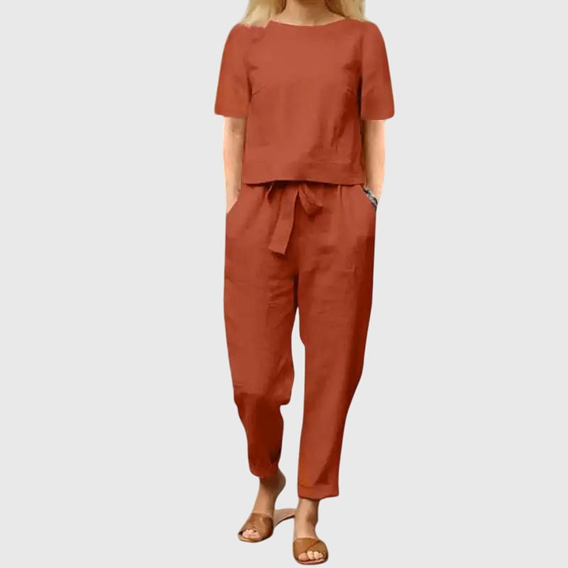 Autumn | Casual Two Piece Top and Pants Matching Set