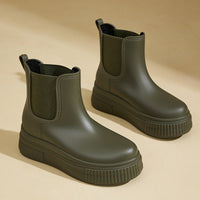Autumn | Waterproof Platform Chelsea Rain Boots