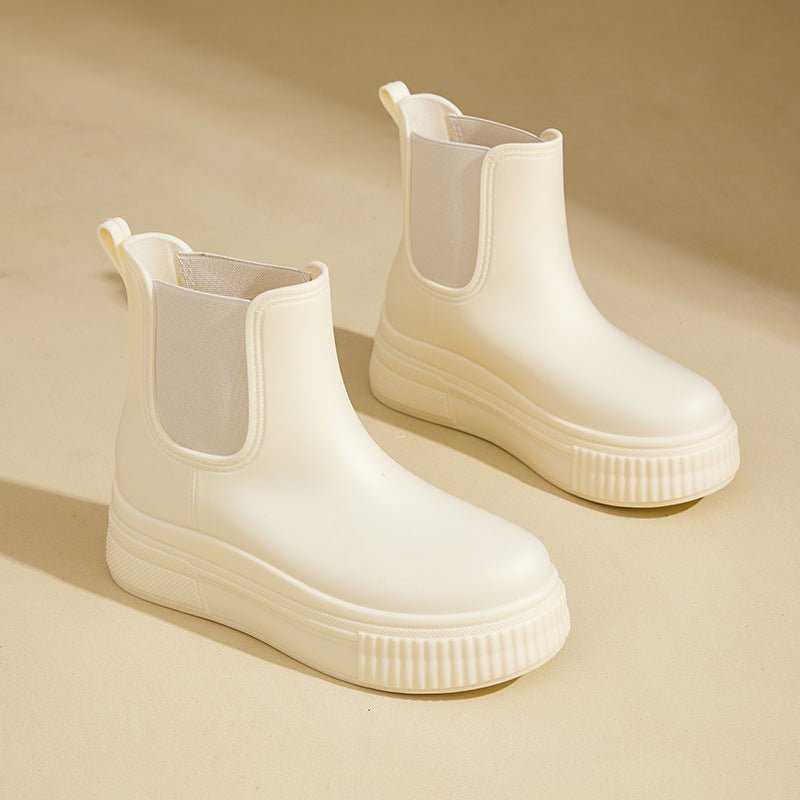 Autumn | Waterproof Platform Chelsea Rain Boots