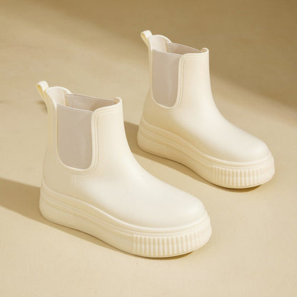 Autumn | Waterproof Platform Chelsea Rain Boots
