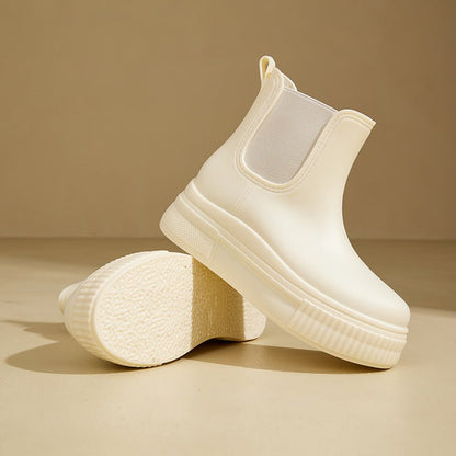 Autumn | Waterproof Platform Chelsea Rain Boots