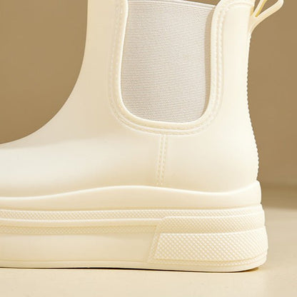 Autumn | Waterproof Platform Chelsea Rain Boots