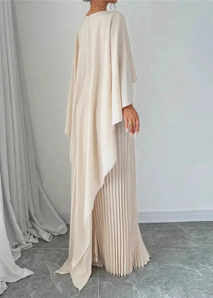 Danielle | Cape Maxi Dress for Wedding Guest