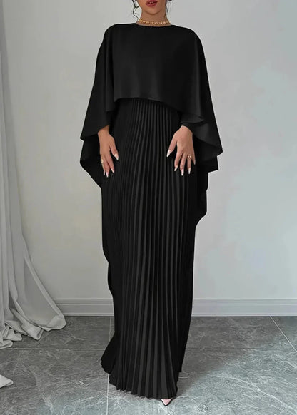 Danielle | Cape Maxi Dress for Wedding Guest
