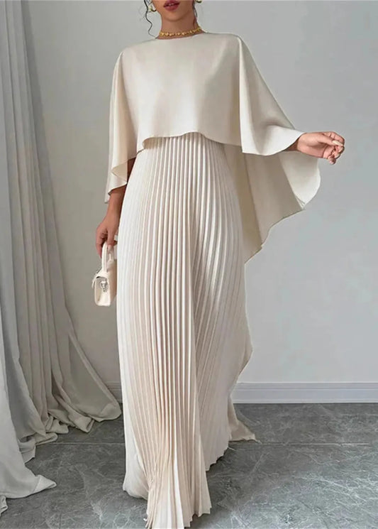 Danielle | Cape Maxi Dress for Wedding Guest