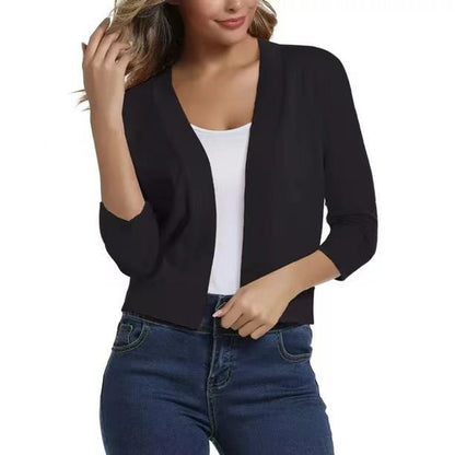 Bella | Cropped Open Cardigan