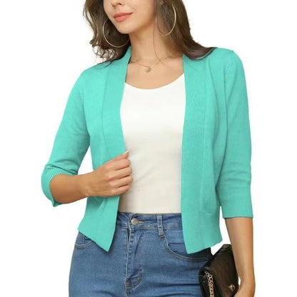 Bella | Cropped Open Cardigan