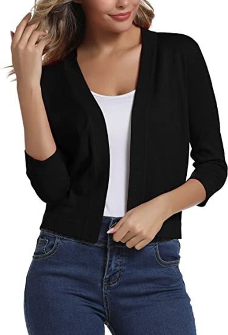 Bella | Cropped Open Cardigan