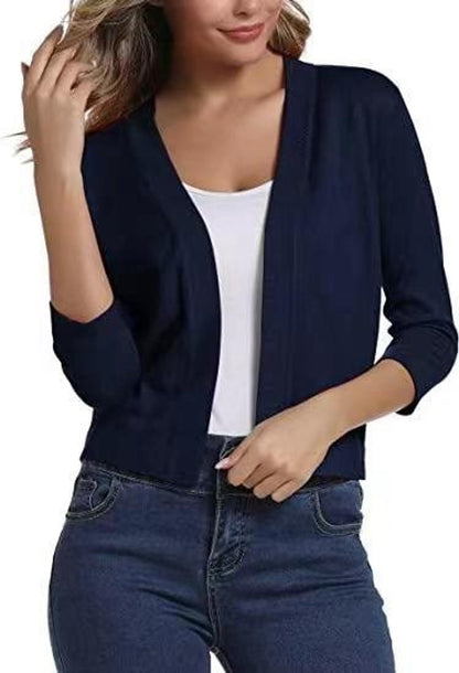 Bella | Cropped Open Cardigan