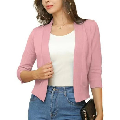 Bella | Cropped Open Cardigan