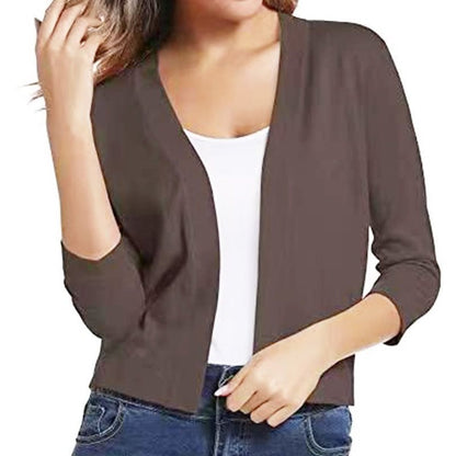 Bella | Cropped Open Cardigan
