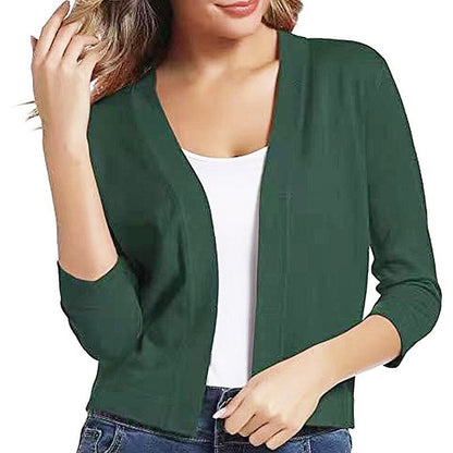 Bella | Cropped Open Cardigan