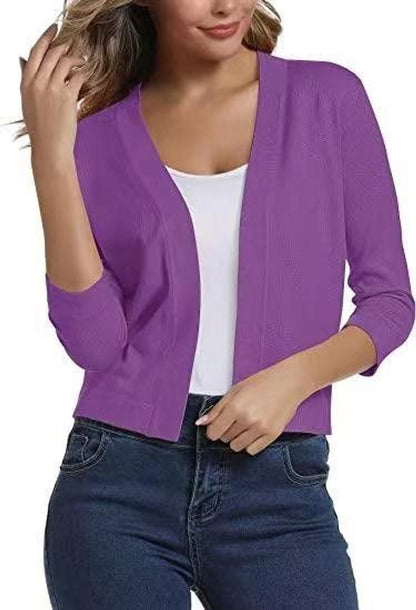 Bella | Cropped Open Cardigan
