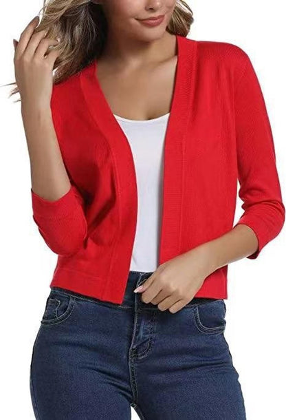 Bella | Cropped Open Cardigan