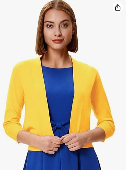 Bella | Cropped Open Cardigan