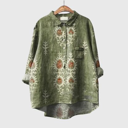 Bella | Floral Longline Blouse Shirt