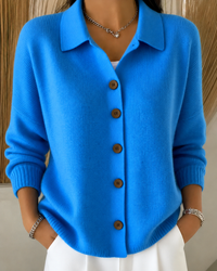 Sydney | Collared Button Up Cardigan