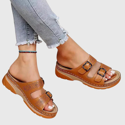 Chloe | Orthopedic Wedge Sandals