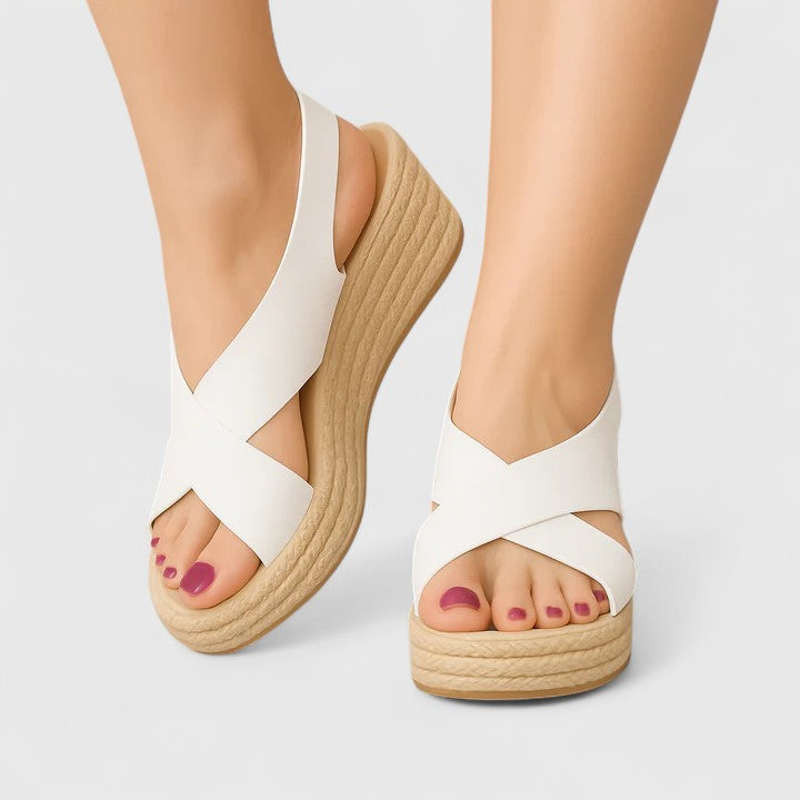 Claire | Orthopedic Espadrille Wedge Sandals