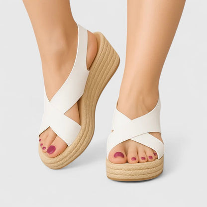 Claire | Orthopedic Espadrille Wedge Sandals