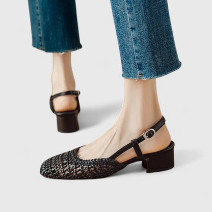 Corinne | Elegant Block Heel Sandals