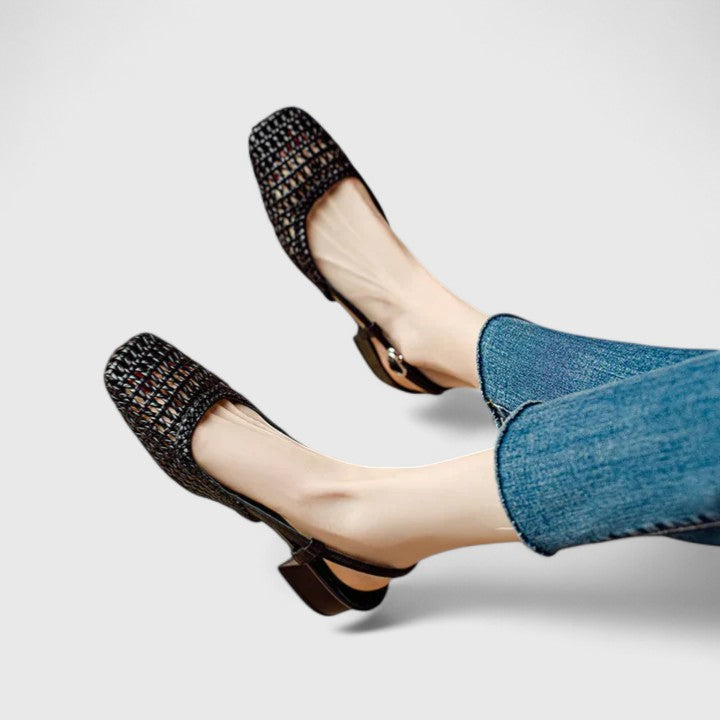 Corinne | Elegant Block Heel Sandals