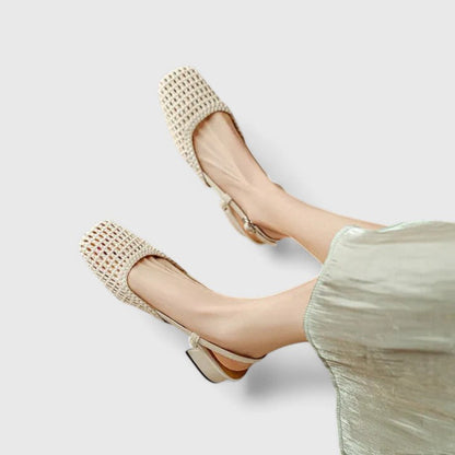 Corinne | Elegant Block Heel Sandals