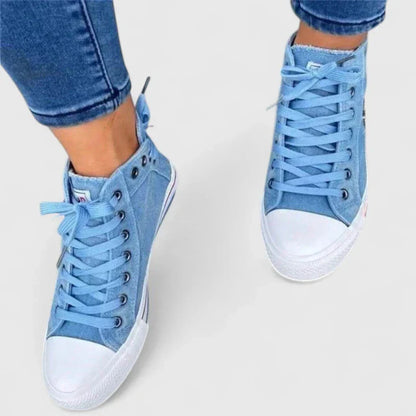 Demi | Orthopedic Denim Canvas Sneakers