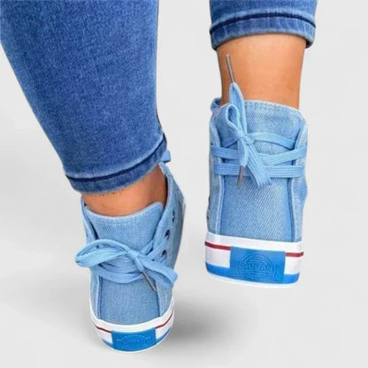 Demi | Orthopedic Denim Canvas Sneakers
