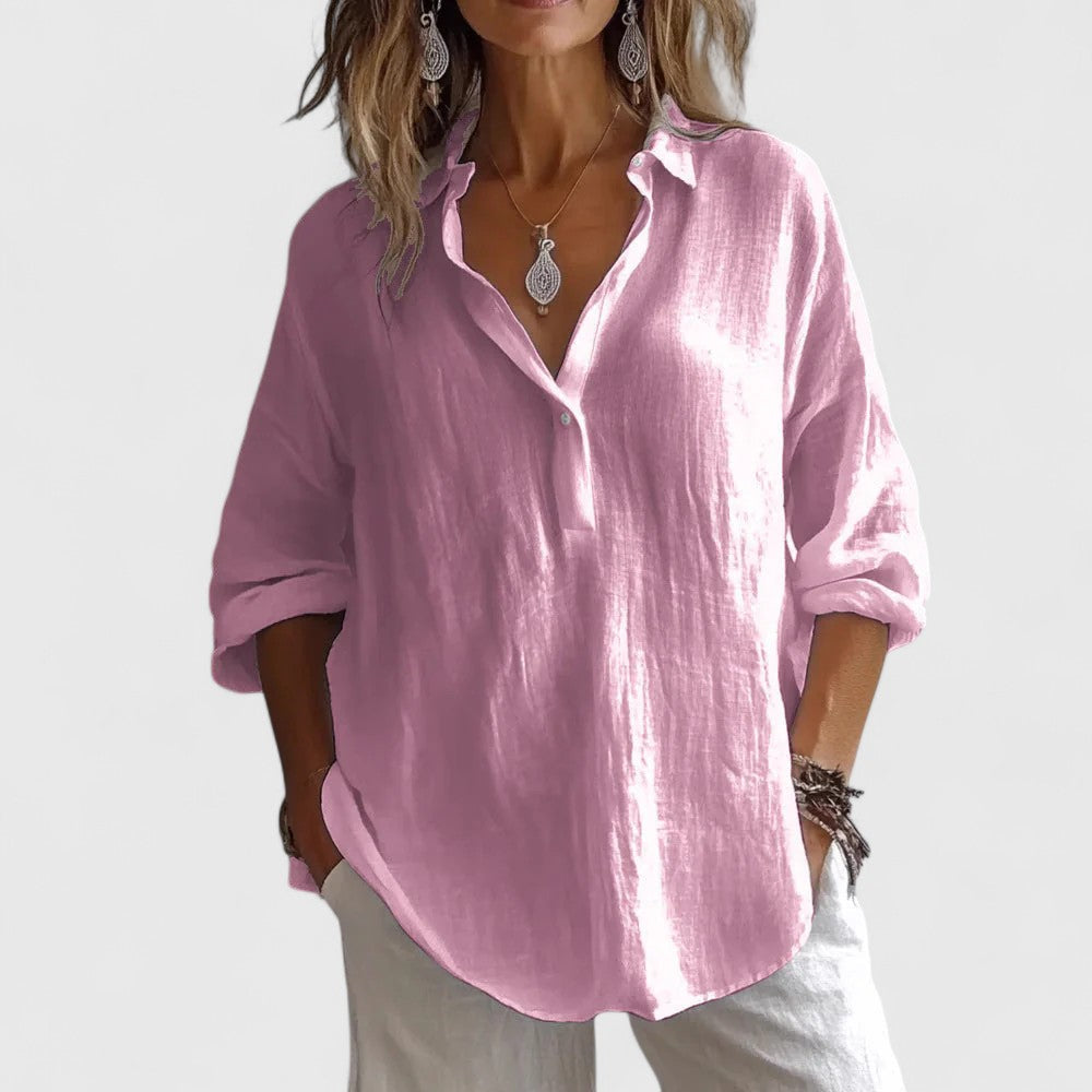 Diana | Oversized Collar Blouse Shirt