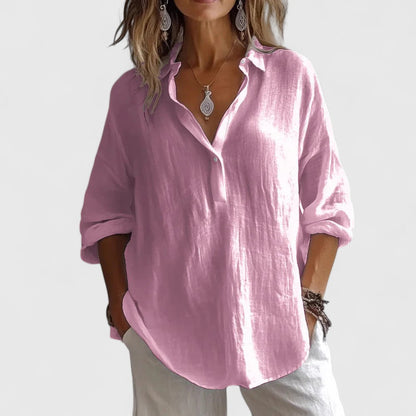Diana | Oversized Collar Blouse Shirt