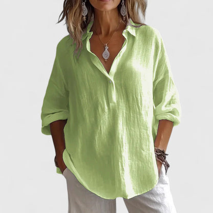 Diana | Oversized Collar Blouse Shirt