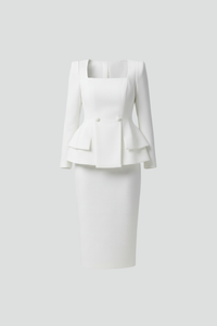 Eleanor | Elegant Blazer and Midi Pencil Skirt Coord Set