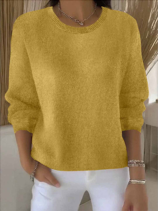 Willow | Ribbed Crew Neck Sweater