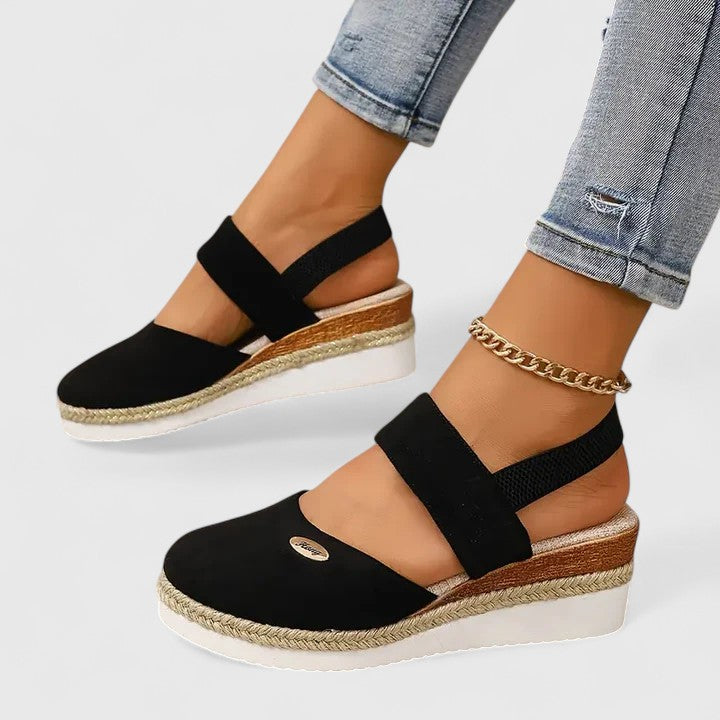 Evelyn | Orthopedic Espadrille Wedge Sandals