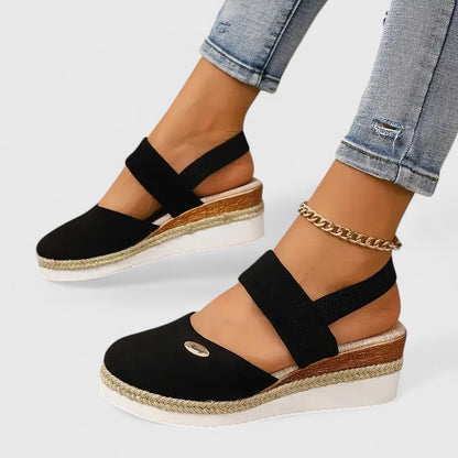 Evelyn | Orthopedic Espadrille Wedge Sandals