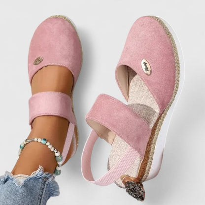Evelyn | Orthopedic Espadrille Wedge Sandals