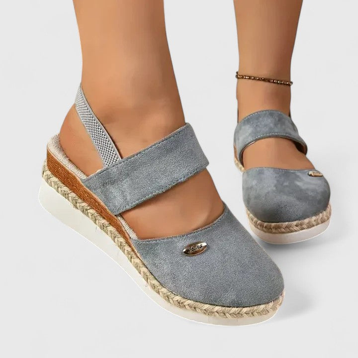 Evelyn | Orthopedic Espadrille Wedge Sandals