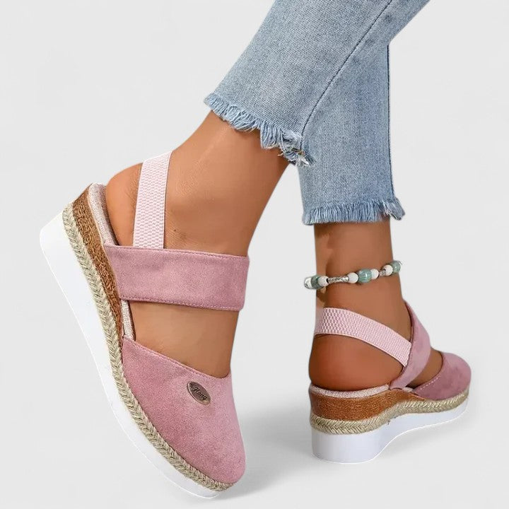 Evelyn | Orthopedic Espadrille Wedge Sandals