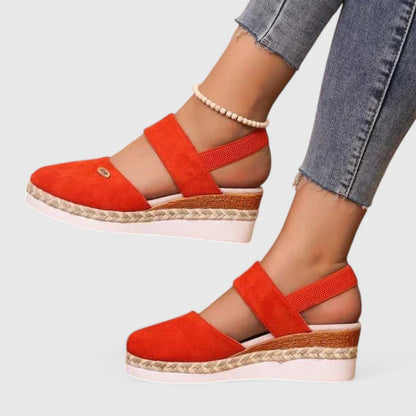 Evelyn | Orthopedic Espadrille Wedge Sandals