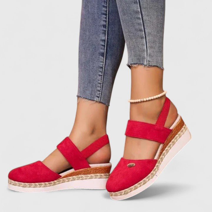 Evelyn | Orthopedic Espadrille Wedge Sandals