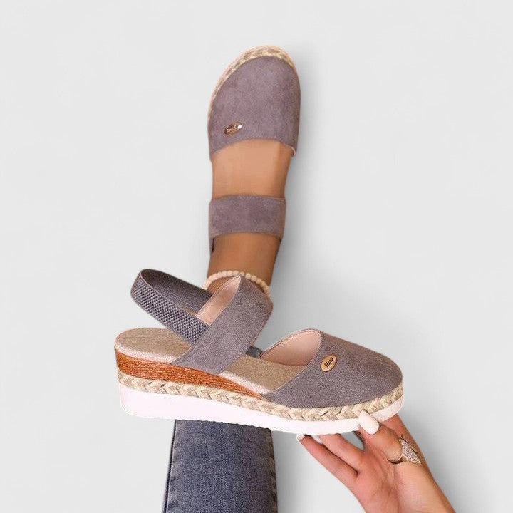 Evelyn | Orthopedic Espadrille Wedge Sandals