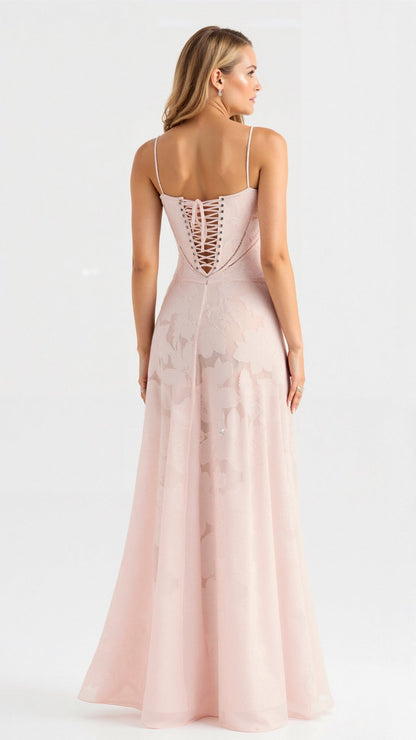 Vivian | Lace Bustier Maxi Dress for Wedding Guest