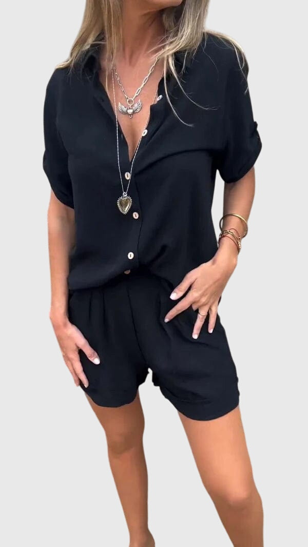 Fiona | Two Piece Summer Shorts Matching Set