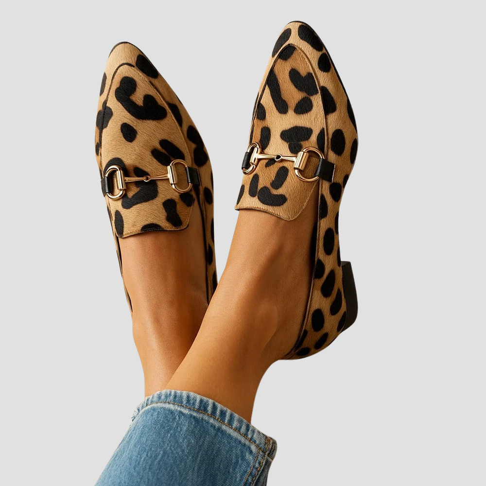 Gwen | Orthopedic Animal Print Loafers